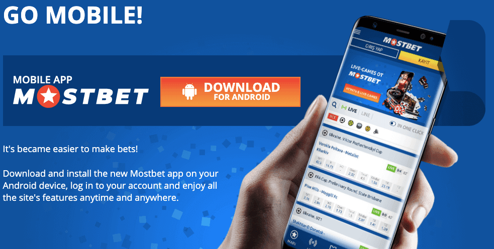 MostBET India mobile app for Android
